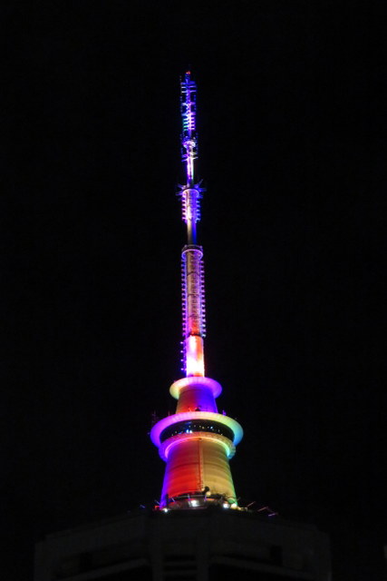 Skytower rainbow