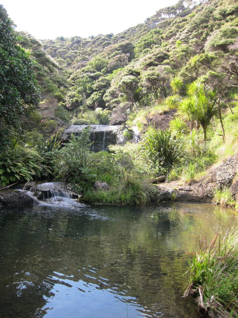 18-Te Henga waterfall