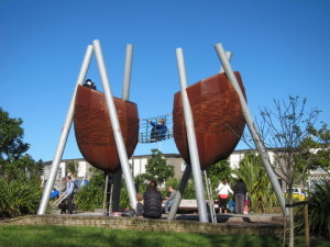 children climbing