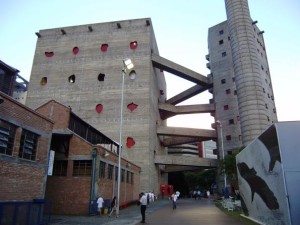 The SESC Pompeia - old factory buildings converted to a mulit-purpose arts and community space